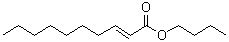 2-癸烯酸丁酯分子结构 (CAS 7492-45-7)