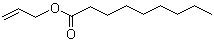 结构式 CAS# 7493-72-3, 壬酸烯丙酯