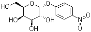 structure of CAS# 7493-95-0, 4-Nitrophenyl alpha-D-galactopyranoside