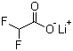 structure of CAS# 74956-94-8, Lithium difluoroacetate;Lithium 2,2-difluoroacetate