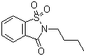 2-丁基-1,2-苯并异噻唑-3(2H)-酮 1,1-二氧化物分子结构 (CAS 7499-96-9)