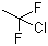 structure of CAS# 75-68-3, 1-Chloro-1,1-difluoroethane;1,1-Difluoro-1-chloroethane; Freon 142b
