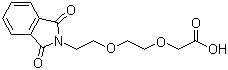 结构式 CAS# 75001-09-1, 2-[2-(2-酞酰亚氨基乙氧基)乙氧基]乙酸