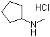 structure of CAS# 75098-42-9, N-Methylcyclopentanamine hydrochloride;N-Cyclopentyl-N-methylamine hydrochloride