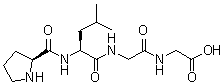 structure of CAS# 75188-89-5, L-Prolyl-L-leucylglycylglycine