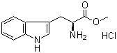 结构式 CAS# 7524-52-9, L-色氨酸甲酯盐酸盐