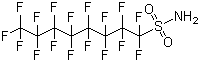 全氟辛基磺酰胺分子结构 (CAS 754-91-6)
