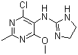 Moxonidine molecular structure (CAS 75438-57-2)
