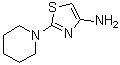 2-(1-Piperidinyl)-4-thiazolamine molecular structure (CAS 754954-64-8)