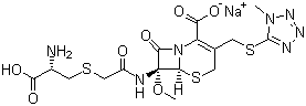 头孢米诺钠分子结构 (CAS 75498-96-3)