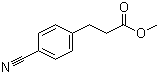 结构式 CAS# 75567-85-0, 3-(4-氰基苯基)丙酸甲酯