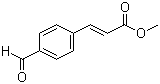结构式 CAS# 7560-50-1, 4-甲酰基肉桂酸甲酯