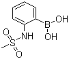 结构式 CAS# 756520-78-2, 2-甲磺酰氨基苯硼酸