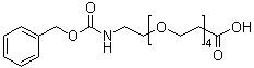 5,8,11,14-Tetraoxa-2-azaheptadecanedioic acid 1-(phenylmethyl) ester molecular structure (CAS 756526-00-8)
