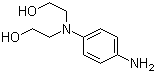 结构式 CAS# 7575-35-1, 2,2'-(4-氨基苯基亚氨基)二乙醇