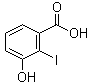 3-Hydroxy-2-iodobenzoic acid molecular structure (CAS 75821-44-2)