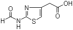 structure of CAS# 75890-68-5, 2-Formamidothiazol-4-acetic acid;2-(2-Formylaminothiazol-4-yl) acetic acid; 2-(Formylamino)-4-thiazoleacetic acid