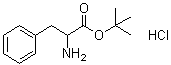 DL-Phenylalanine tert-butyl ester hydrochloride molecular structure (CAS 75898-47-4)