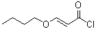 3-Butoxy-2-propenoyl chloride molecular structure (CAS 75945-53-8)