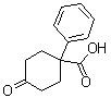 1-Phenyl-4-oxocyclohexanecarboxylic acid molecular structure (CAS 75945-91-4)