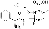 Cephradine monohydrate molecular structure (CAS 75975-70-1)