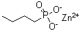 Butylphosphonic acid zinc salt (1:1) molecular structure (CAS 7598-57-4)