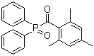 structure of CAS# 75980-60-8, Diphenyl(2,4,6-trimethylbenzoyl)phosphine oxide;2,4,6-Trimethyl benzoyldiphenyl phosphine oxide