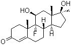 氟甲睾酮分子结构 (CAS 76-43-7)