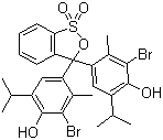 溴百里酚蓝分子结构 (CAS 76-59-5)