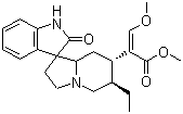 结构式 CAS# 76-66-4, 钩藤碱