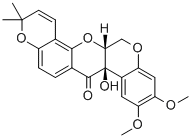 结构式 CAS# 76-80-2, 灰叶草素; 羟基鱼藤素