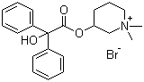 结构式 CAS# 76-90-4, 溴美喷酯; 溴化甲呱佐酯