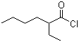 2-乙基己酰氯分子结构 (CAS 760-67-8)