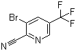 3-Bromo-5-(trifluoromethyl)-2-pyridinecarbonitrile molecular structure (CAS 760207-85-0)