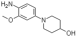 1-[4-Amino-3-(methyloxy)phenyl]-4-piperidinol molecular structure (CAS 761440-87-3)