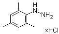 structure of CAS# 76195-82-9, 2,4,6-Trimethylphenylhydrazine hydrochloride