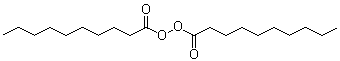 结构式 CAS# 762-12-9, 双(1-氧代癸基)过氧化物