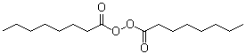 Bis(1-oxooctyl) peroxide molecular structure (CAS 762-16-3)