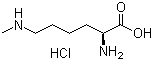 N'-甲基-L-赖氨酸盐酸盐分子结构 (CAS 7622-29-9)