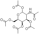 D-Galactosamine pentaacetate molecular structure (CAS 76375-60-5)