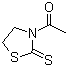 structure of CAS# 76397-53-0, 3-Acetyl-1,3-thiazolidine-2-thione;3-Acetyl-2-thiazolidinethione; 1-(2-Thioxo-3-thiazolidinyl)ethanone
