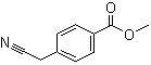 structure of CAS# 76469-88-0, Methyl 4-(cyanomethyl)benzoate;4-(Cyanomethyl)benzoic acid methyl ester