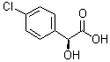 结构式 CAS# 76496-63-4, (S)-4-氯扁桃酸