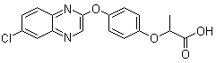 结构式 CAS# 76578-12-6, 喹禾灵; 盖草灵