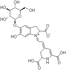 结构式 CAS# 7659-95-2, 甜菜红