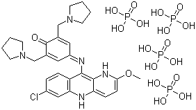 Pyranoridine phosphate molecular structure (CAS 76748-86-2)