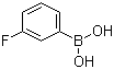 3-Fluorophenylboronic acid molecular structure (CAS 768-35-4)