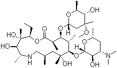 Azathramycin molecular structure (CAS 76801-85-9)