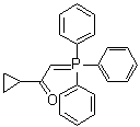 1-Cyclopropyl-2-(triphenylphosphoranylidene)ethanone molecular structure (CAS 7691-76-1)