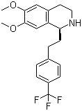 6,7-Dimethoxy-1(S)-[2-[4-(trifluoromethyl)phenyl]ethyl]-1,2,3,4-tetrahydroisoquinoline molecular structure (CAS 769172-81-8)